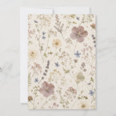 Faire-part de mariage Thistle celtique (Dos)