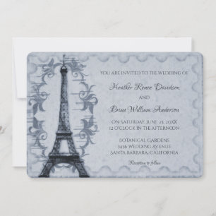 Faire-part de mariage Tour Eiffel
