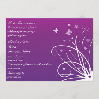 Faire-part de mariage - Tourbillon de papillons vi