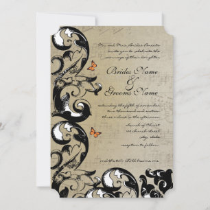 Faire-part de mariage Tourbillon Papillon