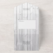 Faire-Part de Mariage Tout Compris Vintage Rustiqu (Dehors)