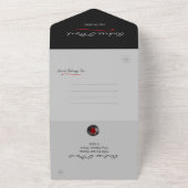 Faire-Part de Mariage Tout en Un (Dehors)