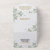 Faire-Part de Mariage Tout en Un (Dehors)