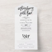 Faire-Part de Mariage Tout-en-Un (À l'intérieur)
