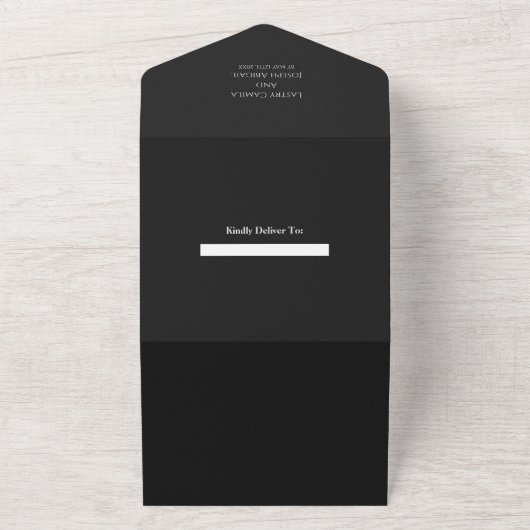 Faire-Part de Mariage Tout-en-Un (Dehors)