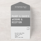 Faire-Part de Mariage Tout-en-un (Dehors)