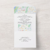 Faire-part de mariage tout en un (À l'intérieur)