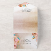 Faire-part de mariage tout-en-un (Dehors)