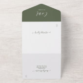 Faire-Part de Mariage Tout-en-Un (Dehors)