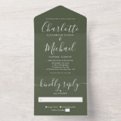 Faire-Part de Mariage Tout-en-Un (À l'intérieur)