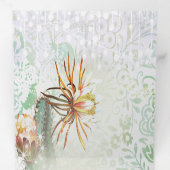 Faire-part de mariage tout-en-un cactus succulente (Intérieur en premier)