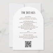 Faire-Part de Mariage Tout en Un Fleurs d'Arche de (Dos)