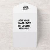 Faire-Part de Mariage Tout-en-un - Personnalisable (Dehors)