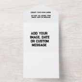 Faire-Part de Mariage Tout-en-un - Personnalisable (À l'intérieur)