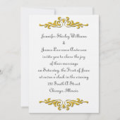 Faire-part de mariage traditionnelle (Devant)