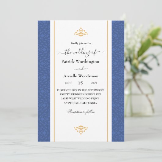 faire-part de mariage traditionnelle (Debout devant)