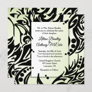 Faire-part de mariage tribale Abstraite