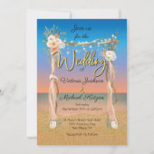 Faire-part de mariage Tropical Beach Arbour (Devant)