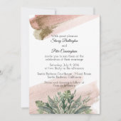 Faire-part de mariage Tropical Blush (Devant)