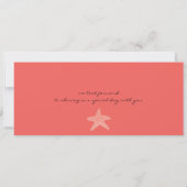 Faire-part de mariage tropical de carte (Dos)