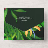 Faire-Part de Mariage Tropical Tout Compris (Verso)