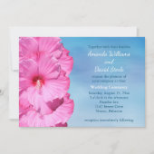 Faire-part de mariage tropicale (aquarelle) (Devant)