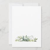 Faire-part de mariage tropicale géométrique Gold-G (Dos)