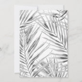 Faire-part de mariage tropicale moderne (Dos)