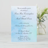 faire-part de mariage "True Love Blue" (Debout devant)