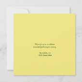 Faire-part de mariage Tulip Jardin anglais (Dos)