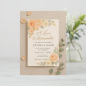 Faire-Part de Mariage Un Amour à Se Rappeler | Abr (Debout devant)