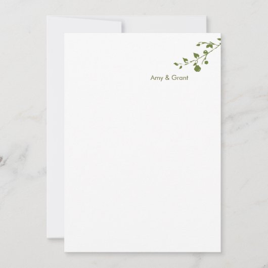 Faire-part de mariage - Une grande oreille (Devant)