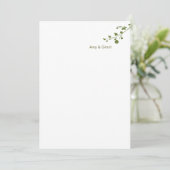 Faire-part de mariage - Une grande oreille (Debout devant)