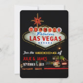 Faire-part de mariage unique à Las Vegas (Devant)