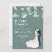 Faire-part de mariage unique et classique (Devant)