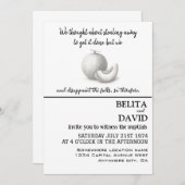 Faire-part de mariage unique et drôle (Devant / Derrière)