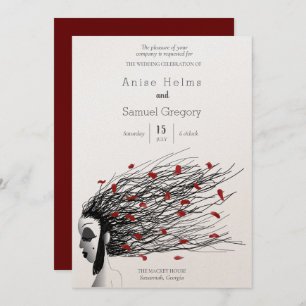 Faire-part de mariage unique, fantaisiste