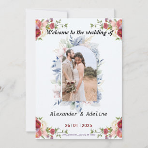 faire-part de mariage Unis dans l'amour