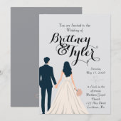Faire-Part de Mariage Until Forever-Brittney (Devant / Derrière)