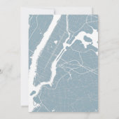 faire-part de mariage urbain de Dusty Blue (Dos)