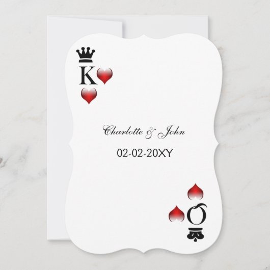 faire-part de mariage vegas (Devant)