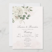 Faire-part de mariage verdoyant (Devant)