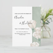 faire-part de mariage verdoyant tendance (Debout devant)