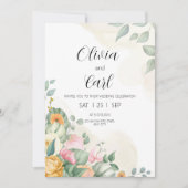 Faire-part de mariage verdure Eucalyptus Mariage  (Devant)