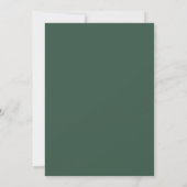 Faire-part de mariage vert de forêt monogramme min (Dos)