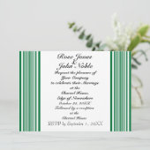 Faire-part de mariage (vert) de Hemera (Debout devant)