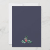 Faire-Part de Mariage Vert Hivernal (Dos)