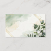 Faire-part de mariage vert sauge moderne | Minimal (Dos)