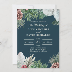 Faire-Part de Mariage Verture d'Hiver