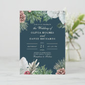 Faire-Part de Mariage Verture d'Hiver (Debout devant)